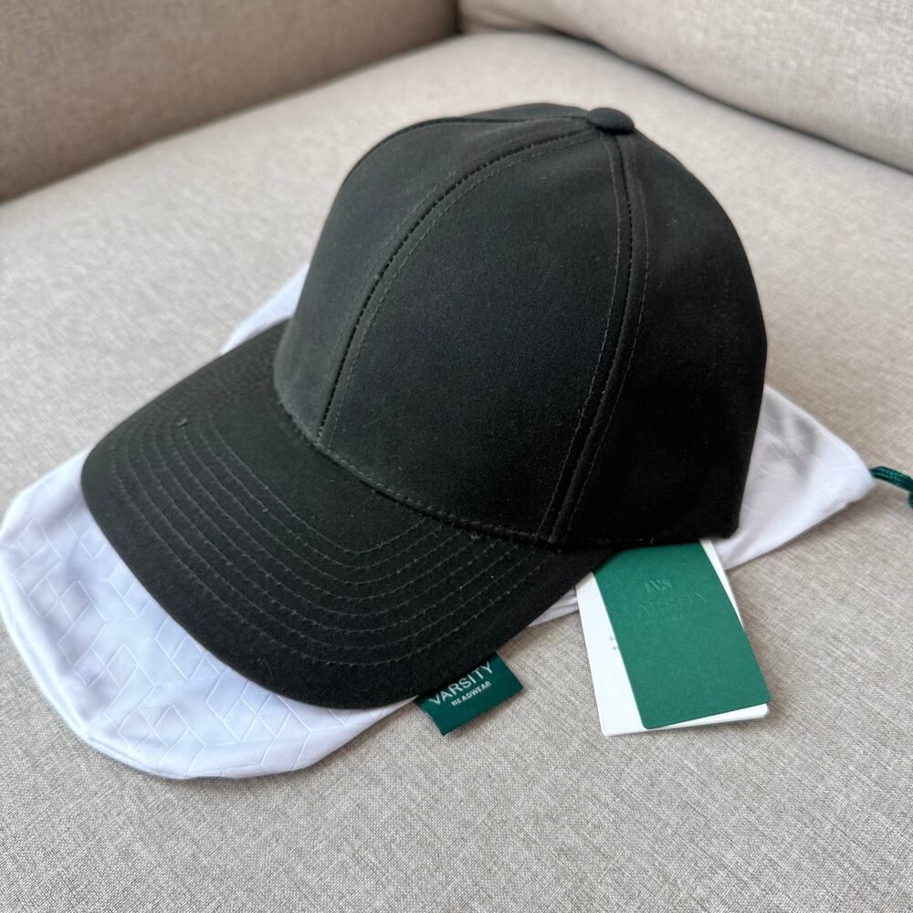 Varsity Headwear Ivy Green Oilskin Baseball Cap Small NEW Legacy Structured Hat